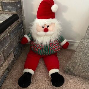 Cute stuffed Santa decoration